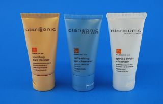 clarisonic skin care 3 piece cleanser set includes nourishing care 