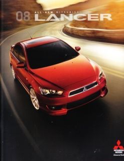 2008 08 Mitsubishi Lancer Original Sales Brochure Mint