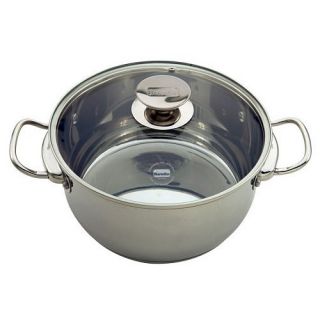 Berndes 63746 5.5qt Cucinare Induction Stock Pot & Lid Stainless Steel