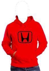 Honda Logo Red Hooded Sweatshirt Car Racing Hoodie Brand New