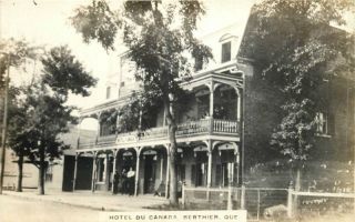 1920 Photo Postcard Hotel Du Canada Berthier Quebec