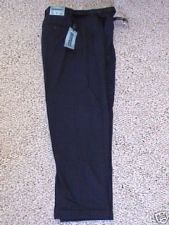 Enrico Bertucci Navy Blue Dress Pants 14 27 x 25