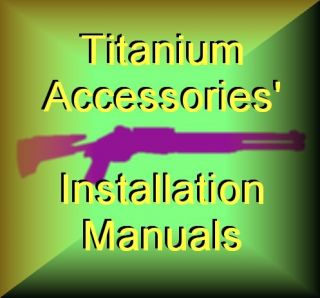 Benelli Shotgun Titanium Alloy Parts Manuals