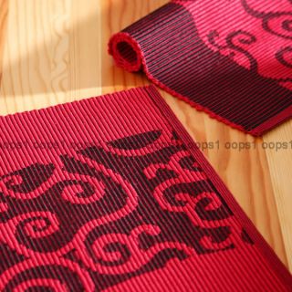 Table Runner Tapestry Embroider Propitious Red Cloud New  