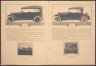 1917 Chandler Motor Car Prestige Original Brochure