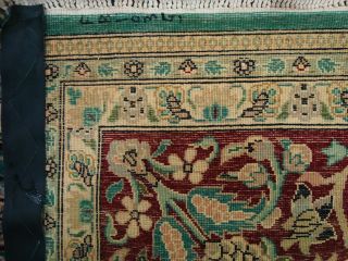 Green Flowr Exclusive Hand Knotted Fine Carpet 8x10 Art