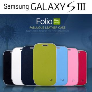 Tryit Samsung Galaxy S3 III s GT i9300 Folio Diary Leather Case Cover 