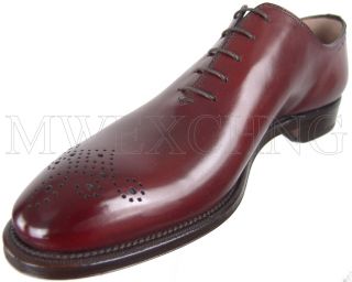 Francesco Benigno Italian Designer Classic Leather Oxfords Mens Shoes 