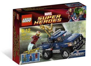 2012 Lego 6867 Lokis Cosmic Cube Escape Marvel Avengers Super Heroes 