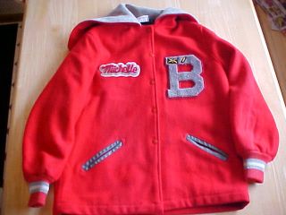 Bethel High School Letterman Jacket Red Michelle Braves