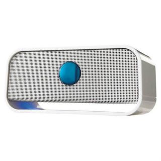 Brookstone Big Blue LIVE Wireless Speaker Bluetooth Enabled MINI White 
