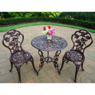   Bistro Patio Furniture Table and Chairs Outdoor Set Garden New