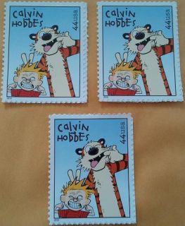   CALVIN AND HOBBES Unused US Postage Stamps Bill Watterson COMIC STRIP