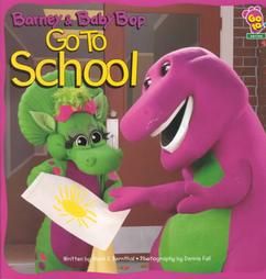 Barney and Baby Bop Go To School By Mark S Bernthal Brand New