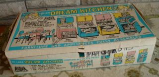 1960s Deluxe Barbie Doll Size Dream Kitchen in Box Lots of 