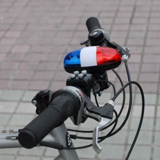 PC Bicycle Bike 4 Tones Electronic Light Siren Beeper Horn Bell 