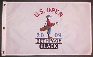 2009 US Open Official Bethpage Black Embroidered Flag