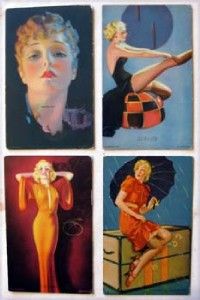 Vintage Lot Mutoscope Pin Up Girls 1930s 1940s DeVorss Gil Elvgren All 