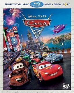 Disney Cars 2 Blu ray 3D Disc Only 1 Disc Great Condition *READ*