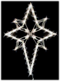 Lighted Nativity Star of Bethlehem Christmas Decor