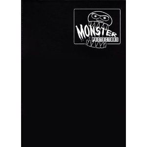 MATTE BLACK Yugioh Monster Binder 9 POCKET card Protector NEW