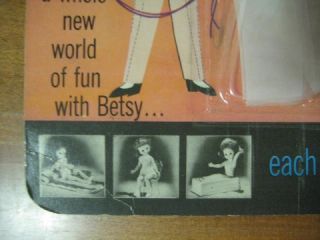 Betsy McCall Vintage Outfit NRFP Still on Card Unused Pony Pals 9153 
