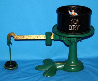 Vintage Weight Scale Jones of Binghamton Cast Iron Brass Arm Authentic 