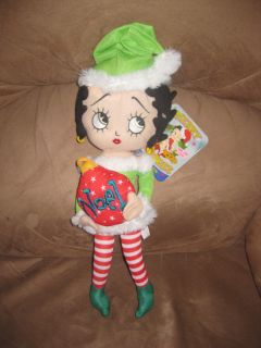 2012 BETTY BOOP CHRISTMAS Noel Brand New Licensed Plush NWT With Tags 