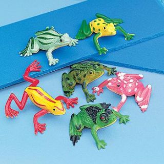 24 Frogs 2 Dozen Kids Birthday Party Favors Cake Toppers Minis