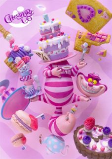   3D Cheshire Cat Birthday Greeting Card Amazing Disney 3D Greeting Card
