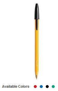 BIC Orange Fine 0 7mm New Easy Glide Ball Point Pens 12pcs 3 Color Mix 