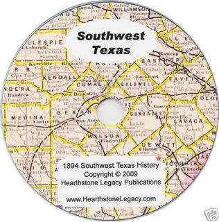 San Antonio Texas History Genealogy Bexar County TX