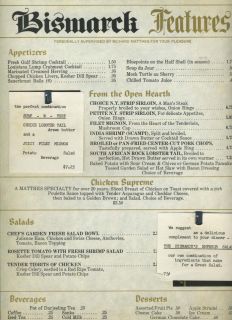 bismarck german restaurant menu montgomery ohio 1971