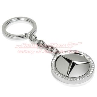   Benz Swarovski Key Chain Key Ring Licensed Product Free Gift
