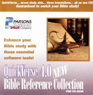 Quickverse 4 0 New Bible Reference Collection PC CD Religious Study 