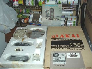 Accessories Kit For An Akai X 1800SD Reel To Reel Tape Recorder With 8 