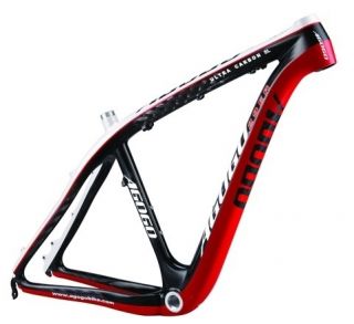 29er Carbon Mountain Bike Frame Size 17 Red by Agogo