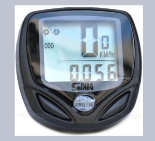 New Wireless LCD Bike Bicycle Computer Odometer Speedometer Waterproof 