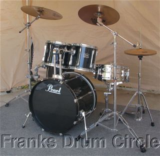 Black Pearl Export Select Drum Set Sabian Cymbals Stands Pedal Kit 