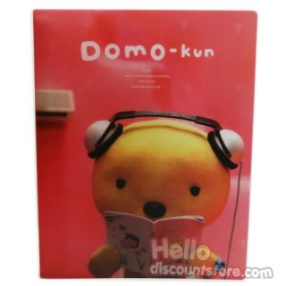 New Domo Kun 20 Pocket Binder School Supply Red