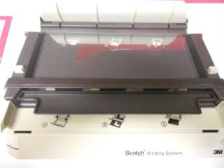 scotch 3m 4890 binding system with accessories
