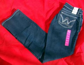Womens Wrangler Jeans Premium Patch Booty Up Mae Low Rise Size 11 12 x 