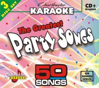 Chartbusters 3 Disc Karaoke CDG Pack 50 Songs CB5010
