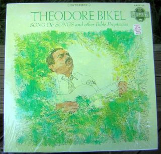 Theodore Bikel Bible Prophecies Old Testament Songs LP