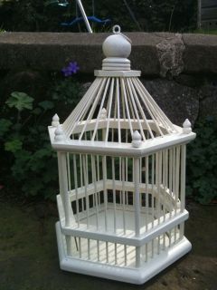 Cream Decorative Bird Cage Wedding Table Decoration
