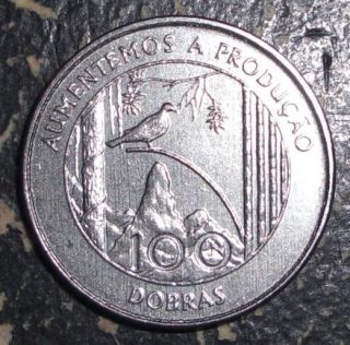St Thomas Prince Island 100 Dobras Animal Bird Coin