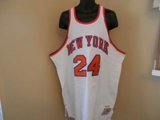 Bill Bradley 24 NY Knicks 1972 73 Mitchell Ness Jersey 56 2XLarge WCY 
