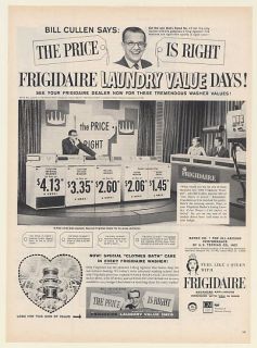 1959 Bill Cullen The Price Is Right NBC TV Show Frigidaire Washer 