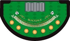 Vegas Table Blackjack Table Casino Synthetic Digital Layout