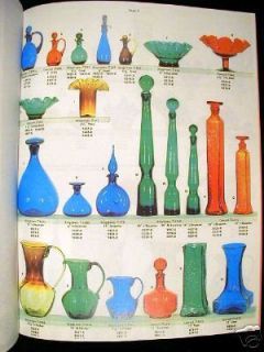 Bischoff Glass Catalog Reprints Blown Crackle Glass